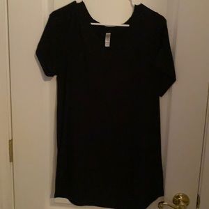 Black lularoe v-neck